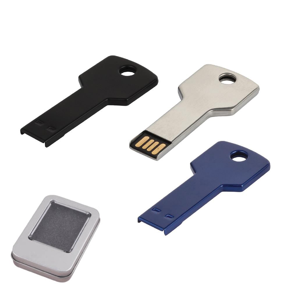 8 GB Metal Anahtar USB Bellek, GÜMÜŞ