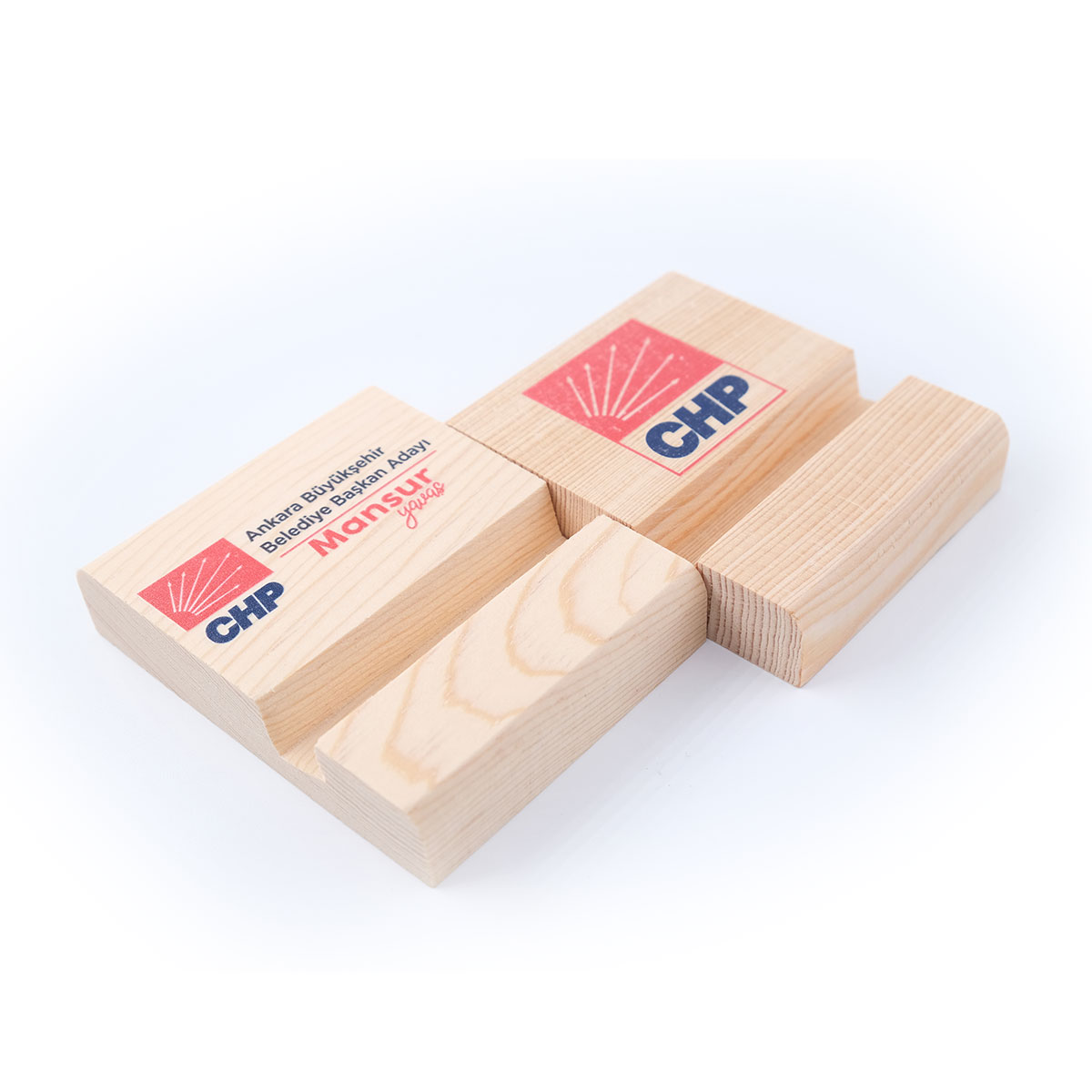 Ahşap Telefon Tutucu