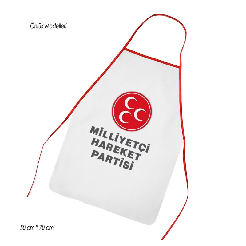 Milliyetçi Hareket Partisi Logolu Mutfak Önlüğü, 
