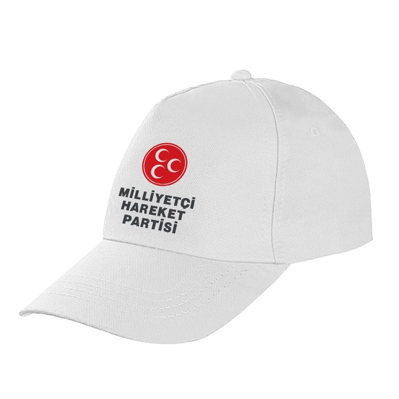 Milliyetçi Hareket Partisi Logo Baskılı Şapka