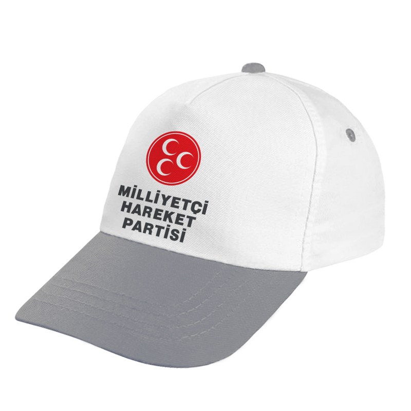 Milliyetçi Hareket Partisi Logo Baskılı Şapka, 