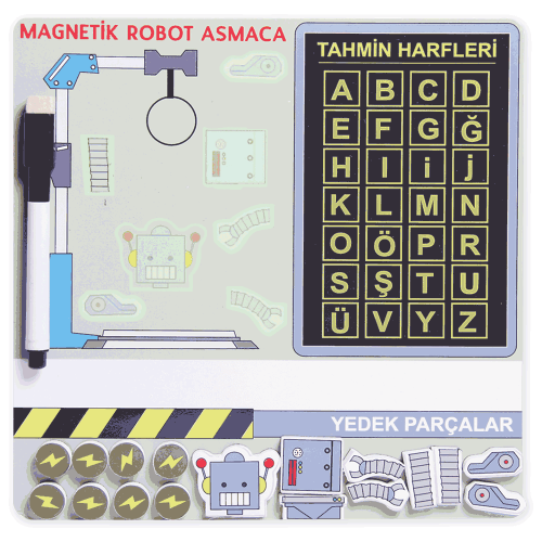 Manyetik Robot Asmaca
