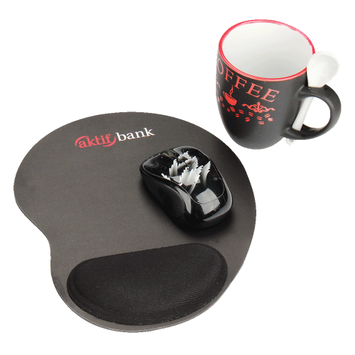 Yapıştırma Bilekli Mouse Pad