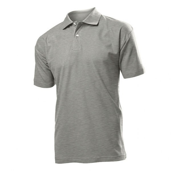 Yakalı ve Düğmeli T-Shirt, GRİ