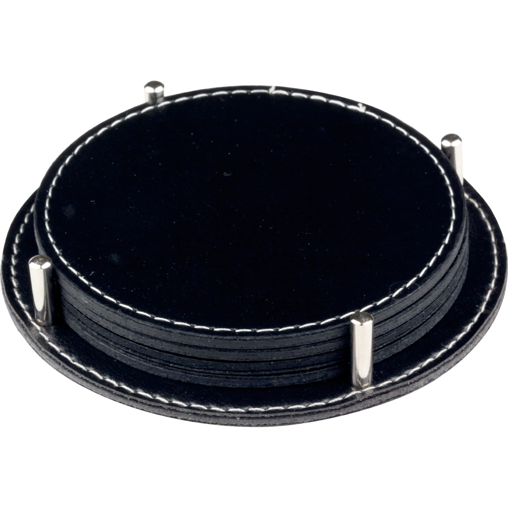 Deri Bardak Altlığı, Siyah