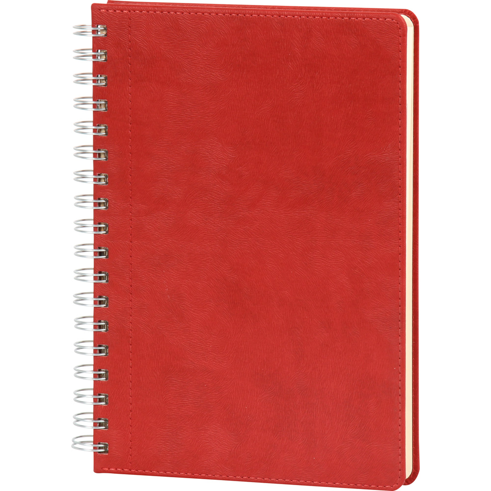Spiralli Tarihsiz Defter, Kırmızı