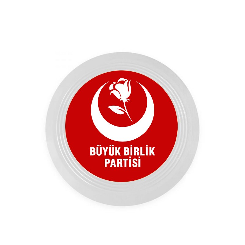 Büyük Birlik Partisi Logo Baskılı Frizbi
