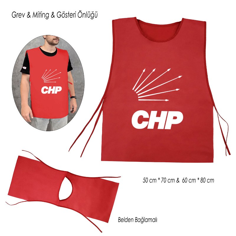 CHP Miting Önlüğü