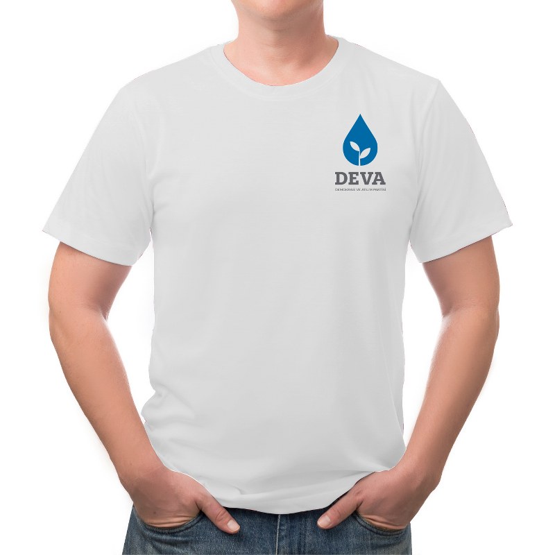 Demokrasi ve Atılım Partisi Logolu T-Shirt