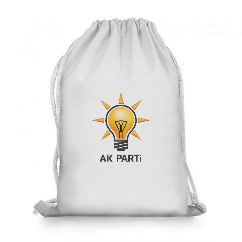 Ak Parti Logolu Baskılı Çanta