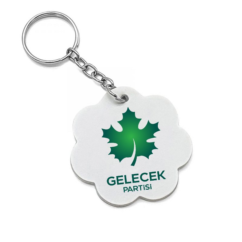 Gelecek Partisi Baskılı Ekonomik Derili Anahtarlık