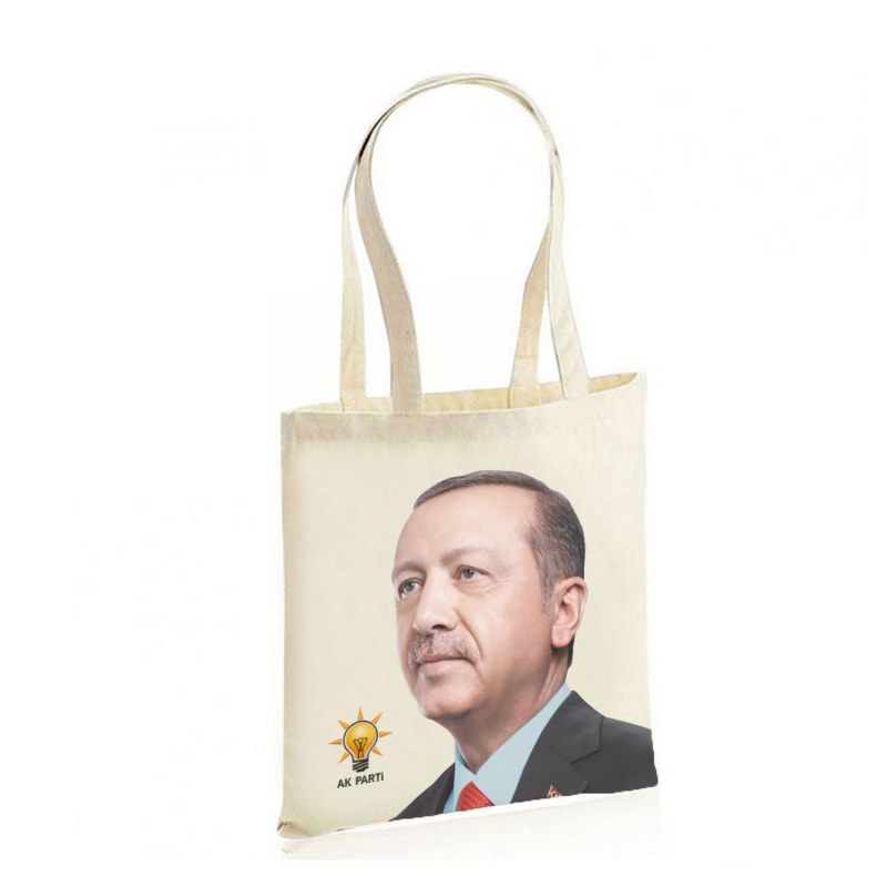 Ak Parti Logo Baskılı Bez Çanta