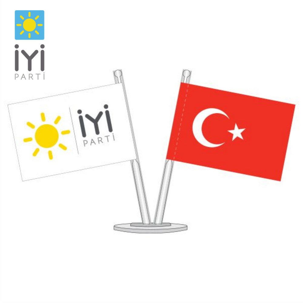 İyi Parti Masa Bayrağı