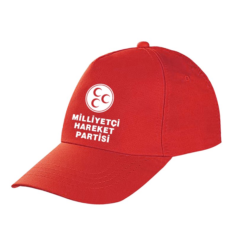 Milliyetçi Hareket Partisi Logo Baskılı Şapka