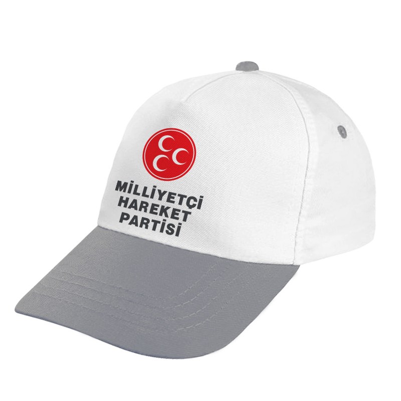 Milliyetçi Hareket Partisi Logo Baskılı Şapka