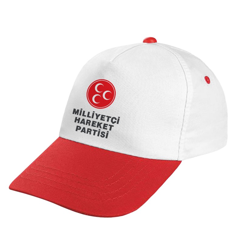 Milliyetçi Hareket Partisi Logo Baskılı Şapka