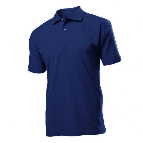 Yakalı ve Düğmeli T-Shirt, LACİVERT