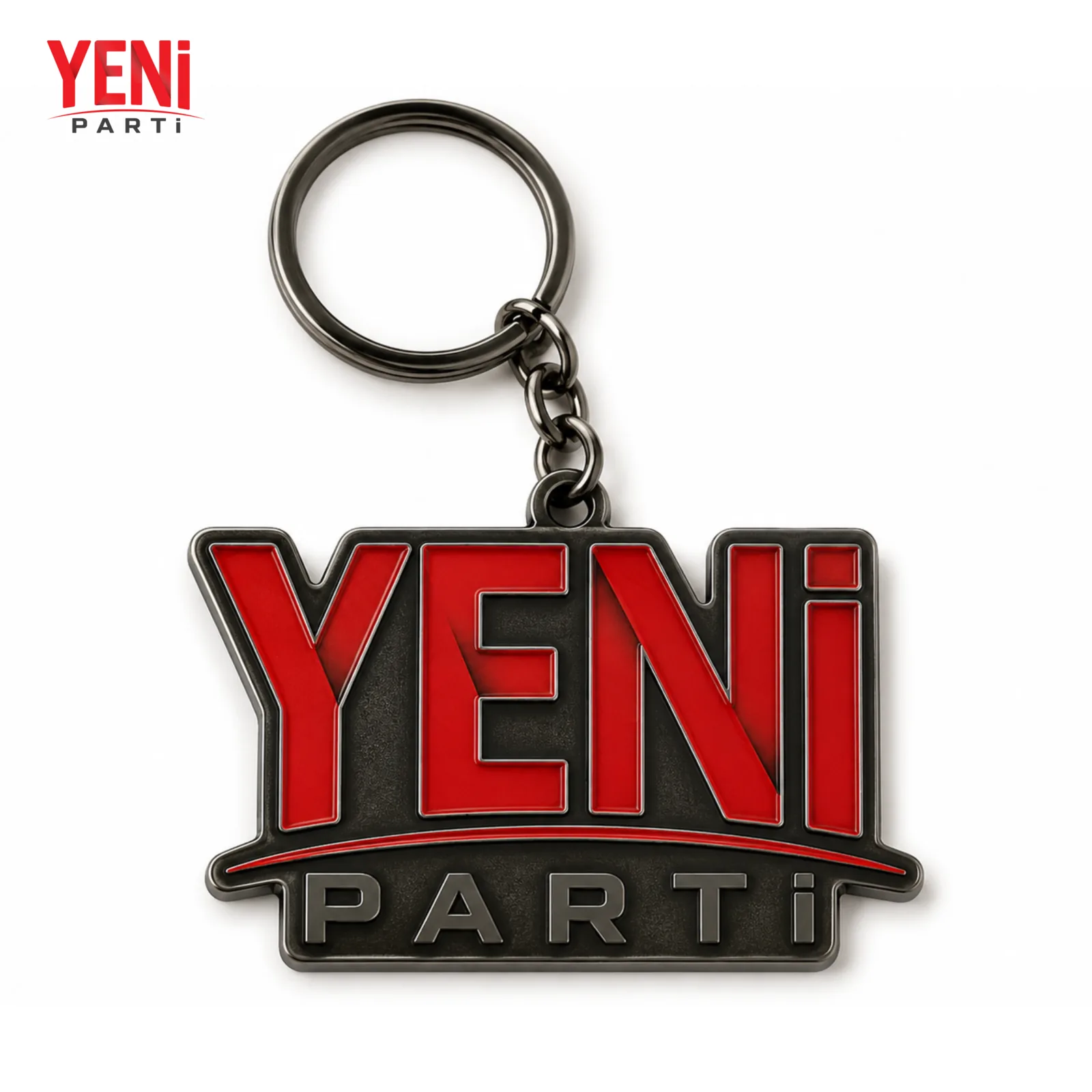 Yeni Parti Metal Anahtarlık Model 2